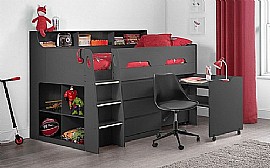Jupiter Anthracite Midsleeper Bed 